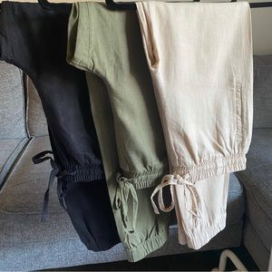 BLACK Drawstring Jogger